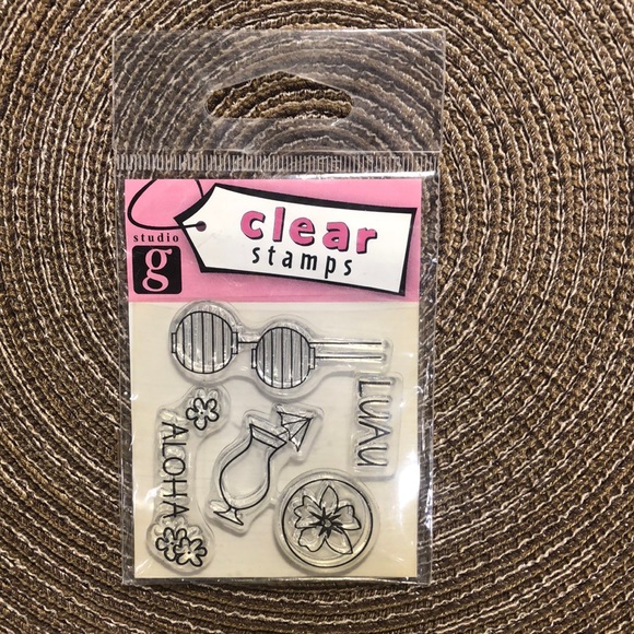 Studio G Design Studio G Clear Stamp Aloha Luau Hawaiian Poshmark